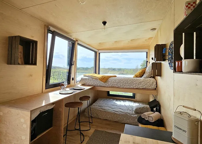 Jaktstuga Tiny House Au Milieu Des Vignes Arbis